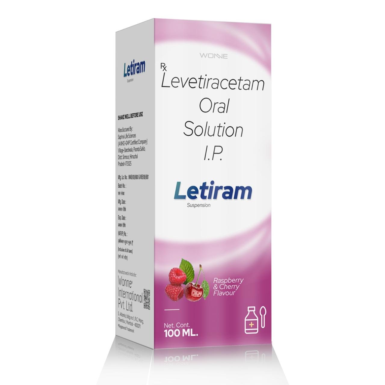 Levetiracetam Oral Solution IP - LETIRAM SOLUTIONS