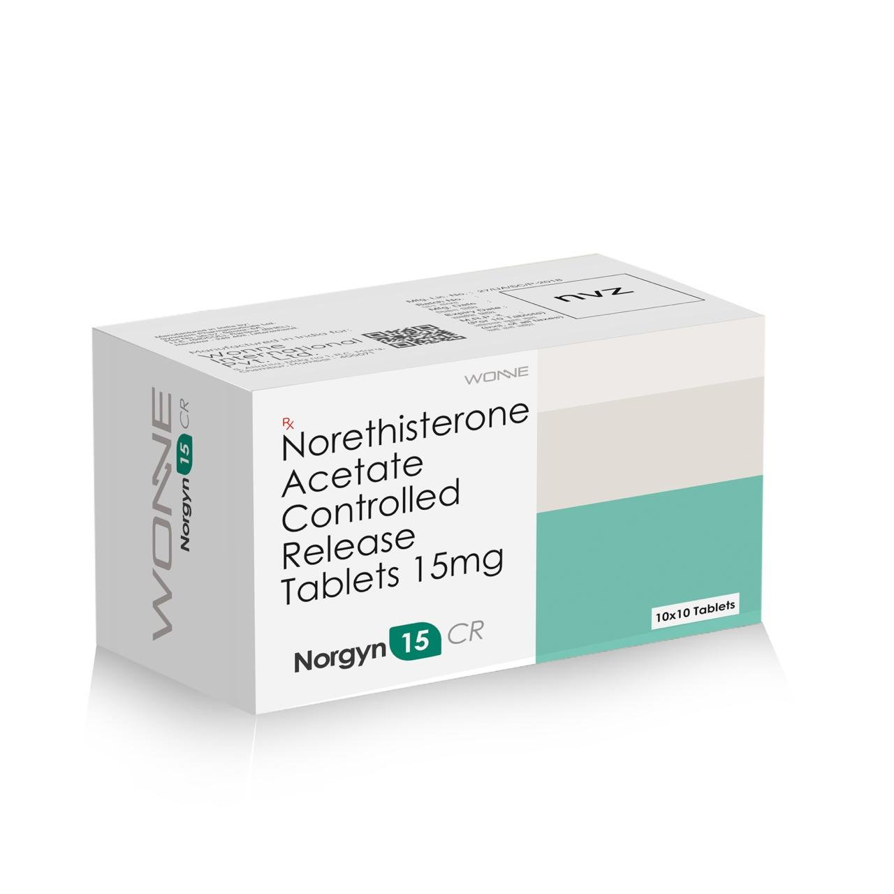 NORGYN 15 CR Norethisterone Acetate Controlled Release Tablets 15 mg