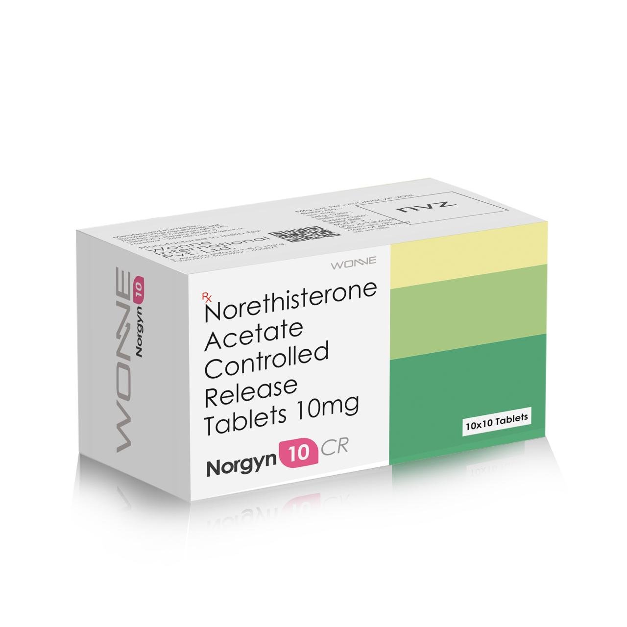 NORGYN 10 CR Norethisterone Acetate Controlled Release Tablets 10 mg