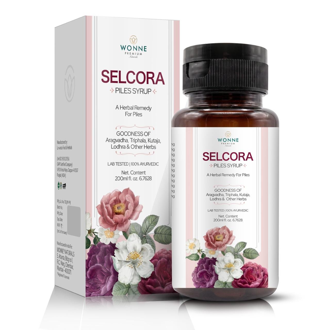 SELCORA Piles Syrup – Ayurvedic Piles Support